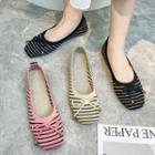 Ribbon Striped Flats