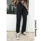 Pinstripe Straight-cut Pants