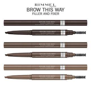 Rimmel London - Brow This Way Fix & Sculpt Eyebrow Definer (4 Types)