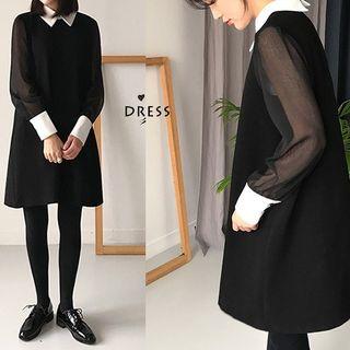 Peter Pan Collar Sheath Dress