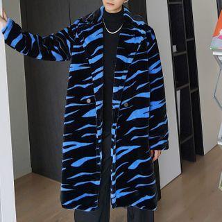 Print Loose-fit Long Coat