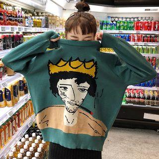 Cartoon Pattern Sweater