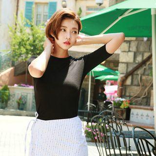 Crewneck Slim-fit T-shirt