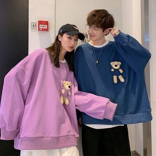 Couple Matching Bear Pullover