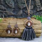 Set: Fringe Drop Earring + Necklace