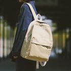 Moon Embroidery Canvas Backpack