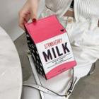 Milk Carton Cross Bag Pink - One Size