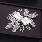 Wedding Faux Pearl Branches Hair Clip White - One Size