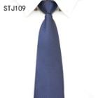 Pre-tied Striped Neck Tie (8cm) Stj109 - One Size