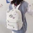 Fluffy Zip Backpack