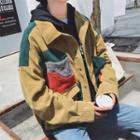 Corduroy Loose-fit Button Jacket
