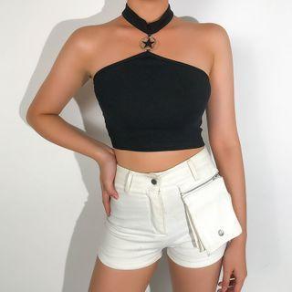 Halter-neck Star Camisole Top