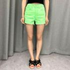 Neon Color Cotton Shorts