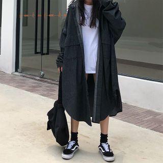 Denim Button-up Coat