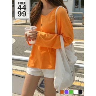 Extra Long-sleeve Boxy T-shirt