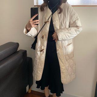 Plain Toggle Padded Coat