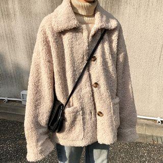 Furry Jacket Almond - One Size