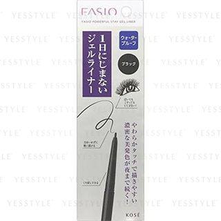Kose - Fasio Powerful Stay Gel Liner (#bk001 Black) 1 Pc