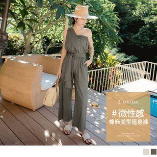 One Shoulder Jumpsuit