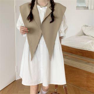 Plain Vest / Shirt Dress