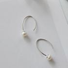 925 Sterling Silver Freshwater Pearl Earring Silver - One Size