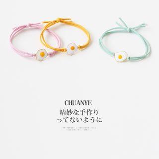 Alloy Fried Egg Hair Tie