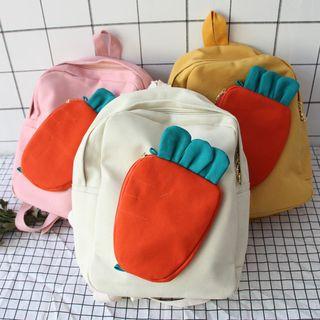 Carrot Accent Canvas Backpack
