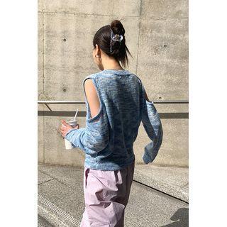 Cold-shoulder M Lange Knit Top