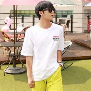Holiday Vacation Print Cotton T-shirt