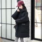 Applique Utility Hooded Padded Coat