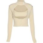 Set: Turtle Neck Sweater + Spaghetti Strap Top