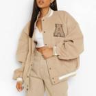 Long-sleeve Numbering Print Light Jacket