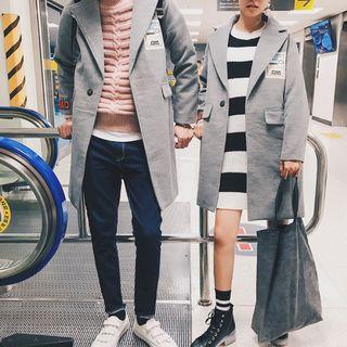 Couple Matching Single Button Coat