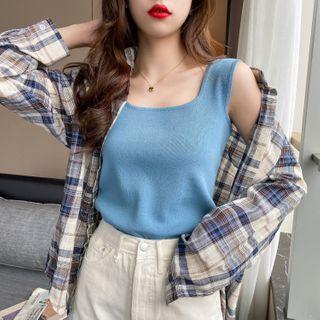 Cropped Knit Vest In 7 Colors