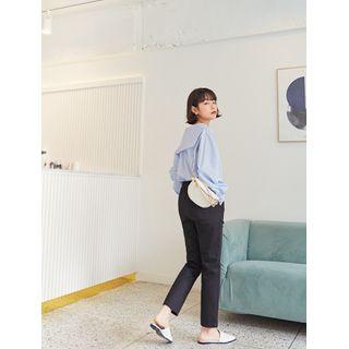 Sailor-collar Dip-back Shirt