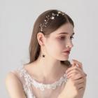 Bridal Set: Star Headpiece + Drop Earring Headband & Earring - One Size