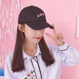 Strawberry Embroidery Baseball Cap