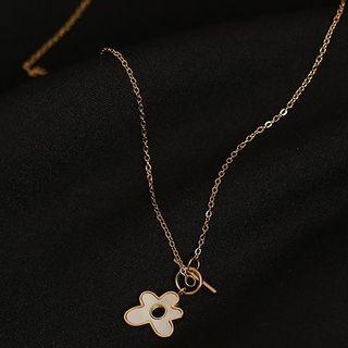 Flower Shell Alloy Necklace / Pendant Necklace