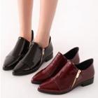 Side Zip Patent Loafers