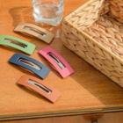 Matte Colored Rectangle Hair Pin