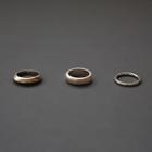 Set Of 3: Plain Ring