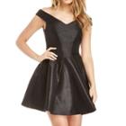 Plain V-neck Sleeveless A-line Dress