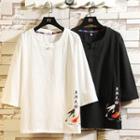 3/4-sleeve Traditional Chinese Top