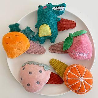 Cartoon Plush Hair Clip (various Designs)