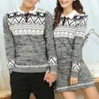 Couple Matching Patterned Sweater / Dress