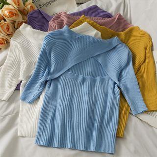 Details Reversible Cutout Knit Top In 7 Colors
