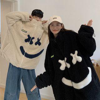 Smiley Face Fleece Jacket