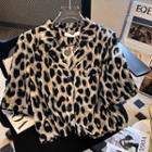 Short-sleeve Leopard Hawaiian Shirt