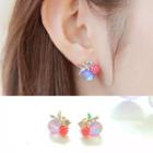 Flower & Bird Earrings