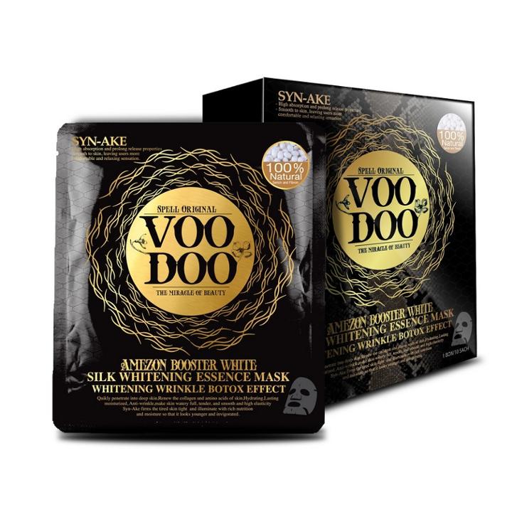 Voodoo - Amezon Booster Whtie Silk Whitening Essence Mask 1 Pc